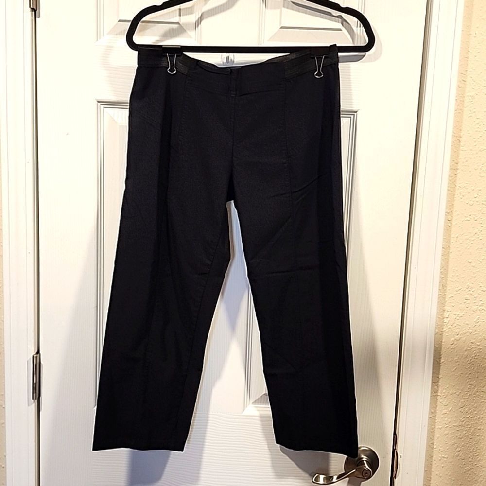 Simply Vera Wang Black Medium Crop Pants